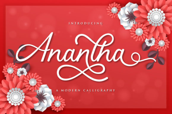 Anantha: A Handwritten Typeface for Editorial Elegance
