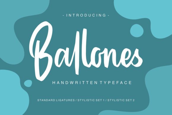 Ballones Font – A Handwritten Typeface for a Professional Brand