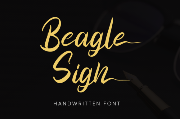 Beagle Sign: A Versatile Script Font for Creative Branding
