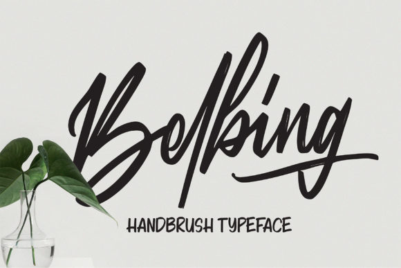 Belbing Font: A Whimsical Script for Modern Editorial Design