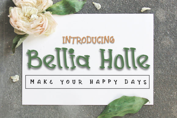 Bellia Holle: A Handwritten Font for Polished Web Design