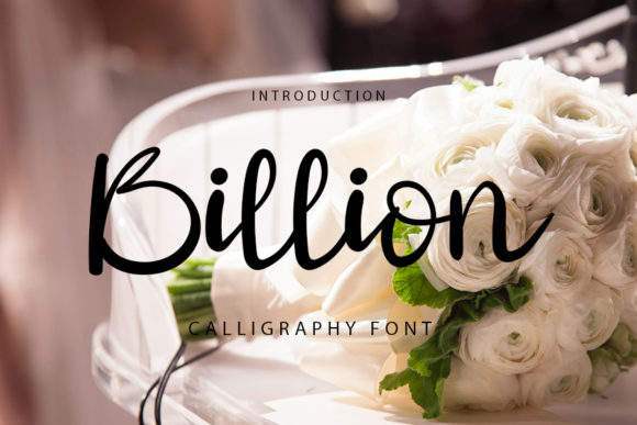 Billion: A Modern Handwritten Typeface for Editorial Design