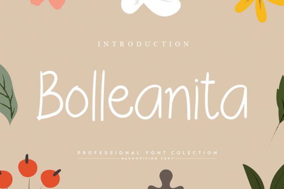 Bolleanita: A Handwritten Typeface for Editorial Elegance