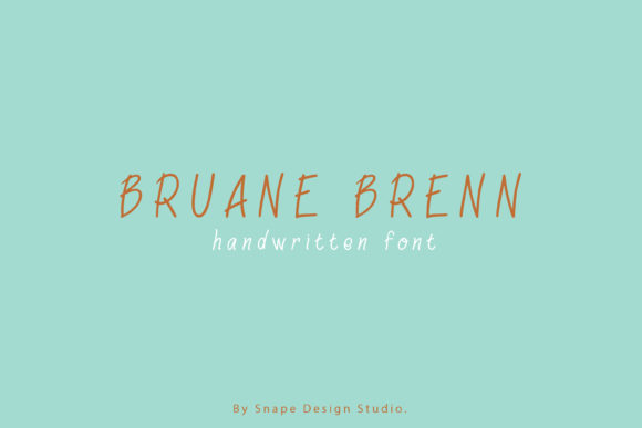 Bruane Brenn Font: A Sweet and Simple Typeface for Digital Design