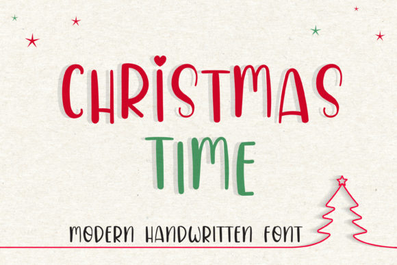Christmas Time: A Festive Script Font for Seasonal Projects