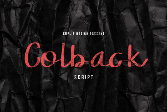 Colback: A Designer’s Honest Take on a Script Font