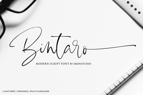 Elevate Your Editorial Design with the Bintaro Script Font