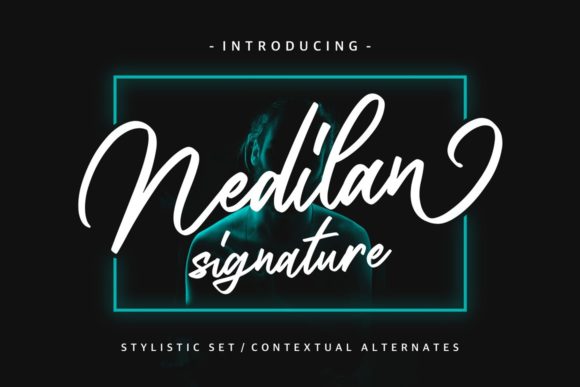 Elevate Your Editorial Design with the Nedilan Handwritten Font