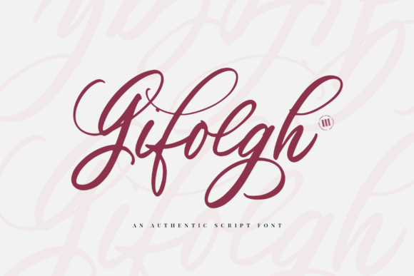 Gifolgh: A Handwritten Font for Your Business Branding