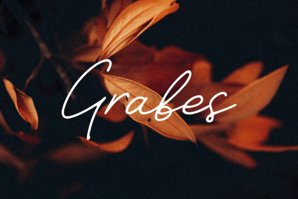 Grabes: A Delightful Script Font for Editorial Design