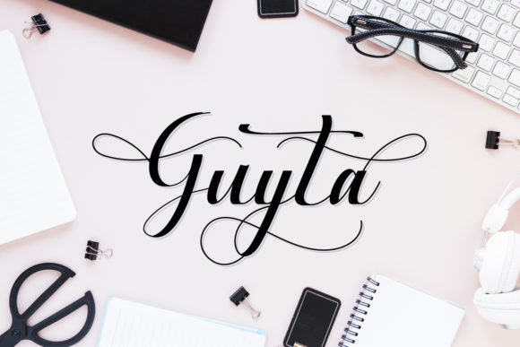 Guyta: A Handwritten Font That Elevates Your Brand