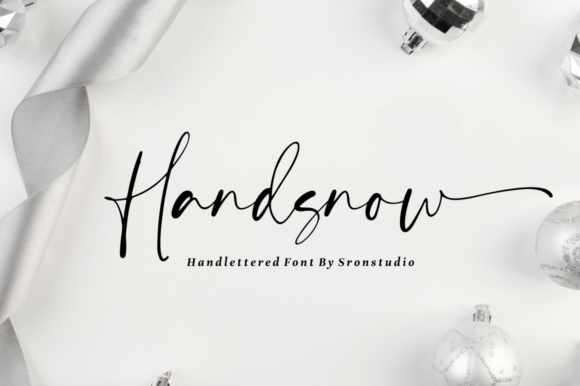 Handsnow: A Handwritten Font for Professional Branding