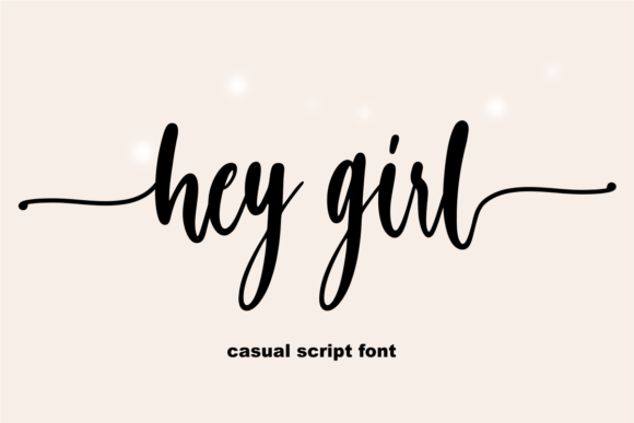 Hey Girl: A Script Font with Heart and Versatility