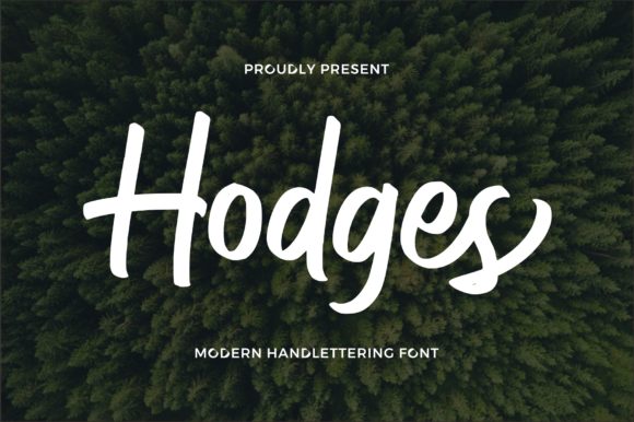 Hodges: A Handwritten Typeface for Editorial Elegance