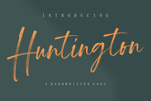 Huntington Font: Modern Handwritten Typography for Web Design