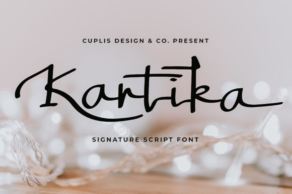 Kartika Font: A Handwritten Touch That Elevates Branding