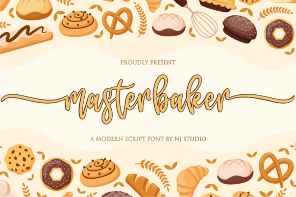 Masterbaker Font: A Handwritten Typeface for Digital Design