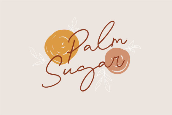 Palm Sugar: A Handwritten Typeface That Elevates Brand Identity