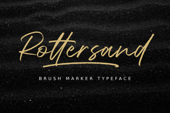 Rottersand: A Script Font with Editorial Soul