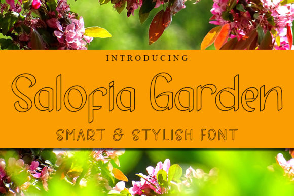 Salofia Garden: A Handwritten Font for Editorial Elegance