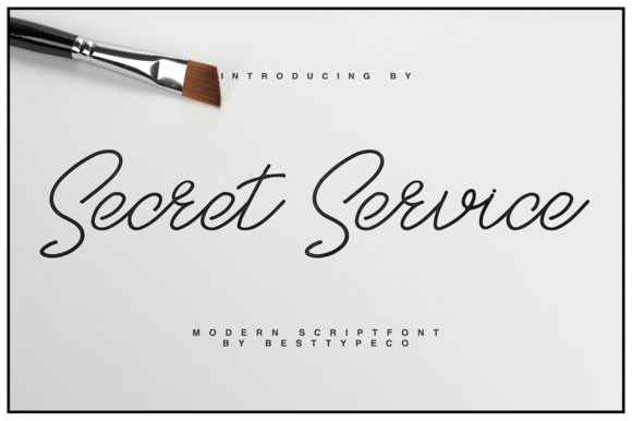 Secret Service Font: A Handwritten Typeface for Memorable Branding