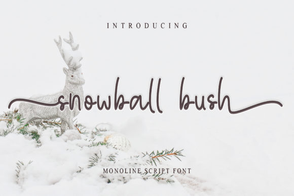 Snowball Bush Font: A Sweet Touch for Digital Design