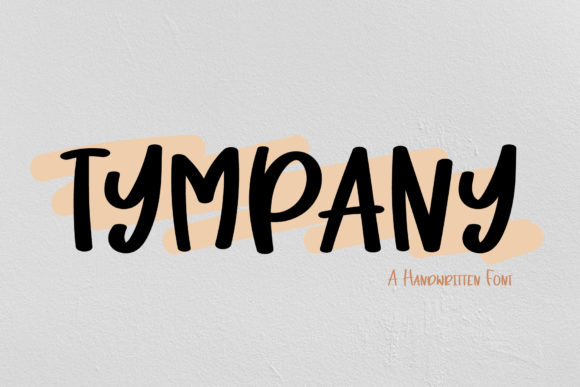 Tympany Font: A Playful Display Typeface for Digital Designers