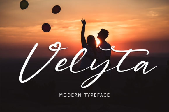 Velyta: A Romantic Script Font for Modern Brand Campaigns